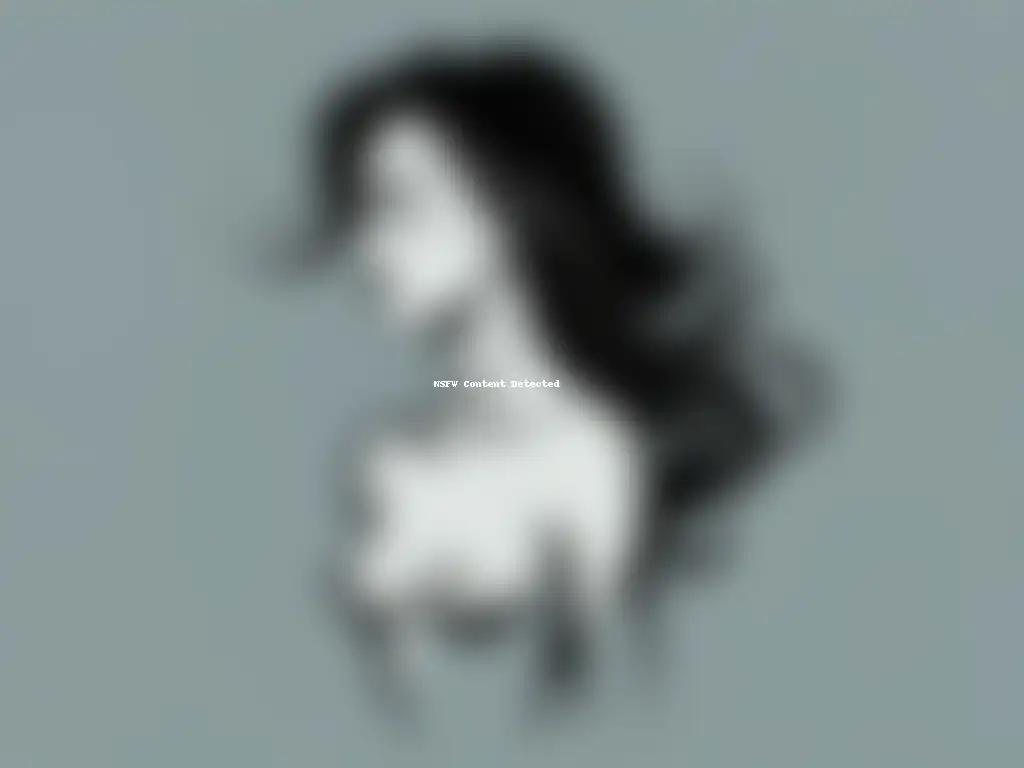 Una ilustración en blanco y negro de la silueta de una mujer con cabello ondulado, una imagen etérea que transmite fuerza y vulnerabilidad