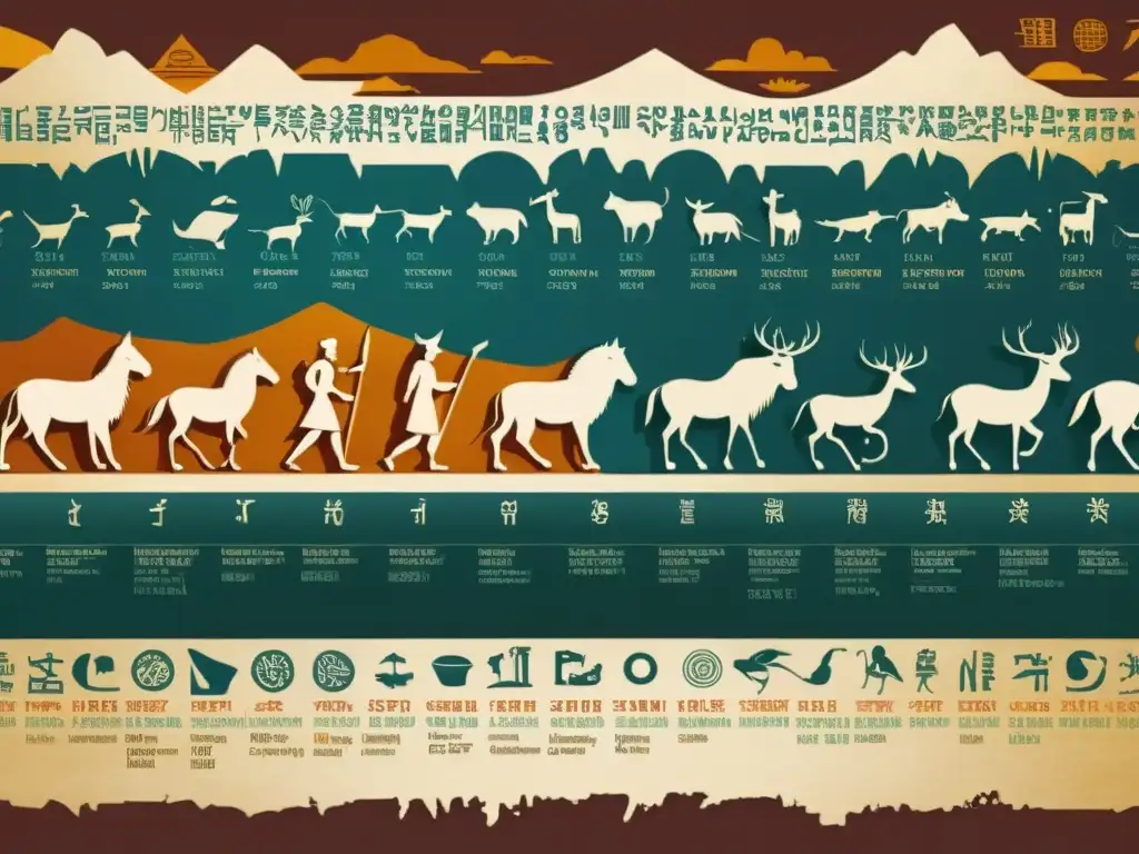 Detallada evolución del lenguaje escrito desde las pinturas rupestres hasta la tipografía digital