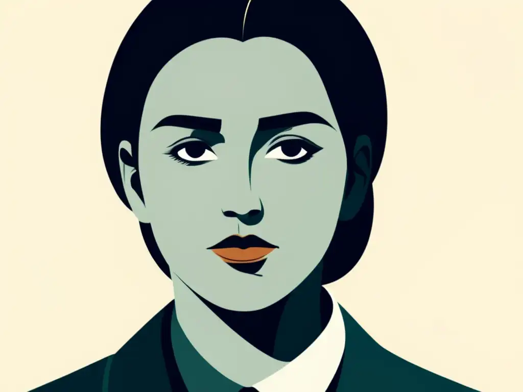 Detalle ilustrado de un personaje secundario en una novela, transmitiendo sus rasgos distintivos y personalidad con sutiles líneas y sombras