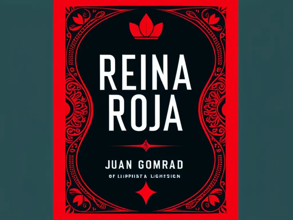 Detalle impactante del libro Reina Roja de Juan Gómez-Jurado, destacando su diseño moderno