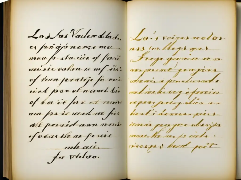 Detalle del manuscrito de Los Heraldos Negros de César Vallejo, evocando su profunda creatividad y legado artístico