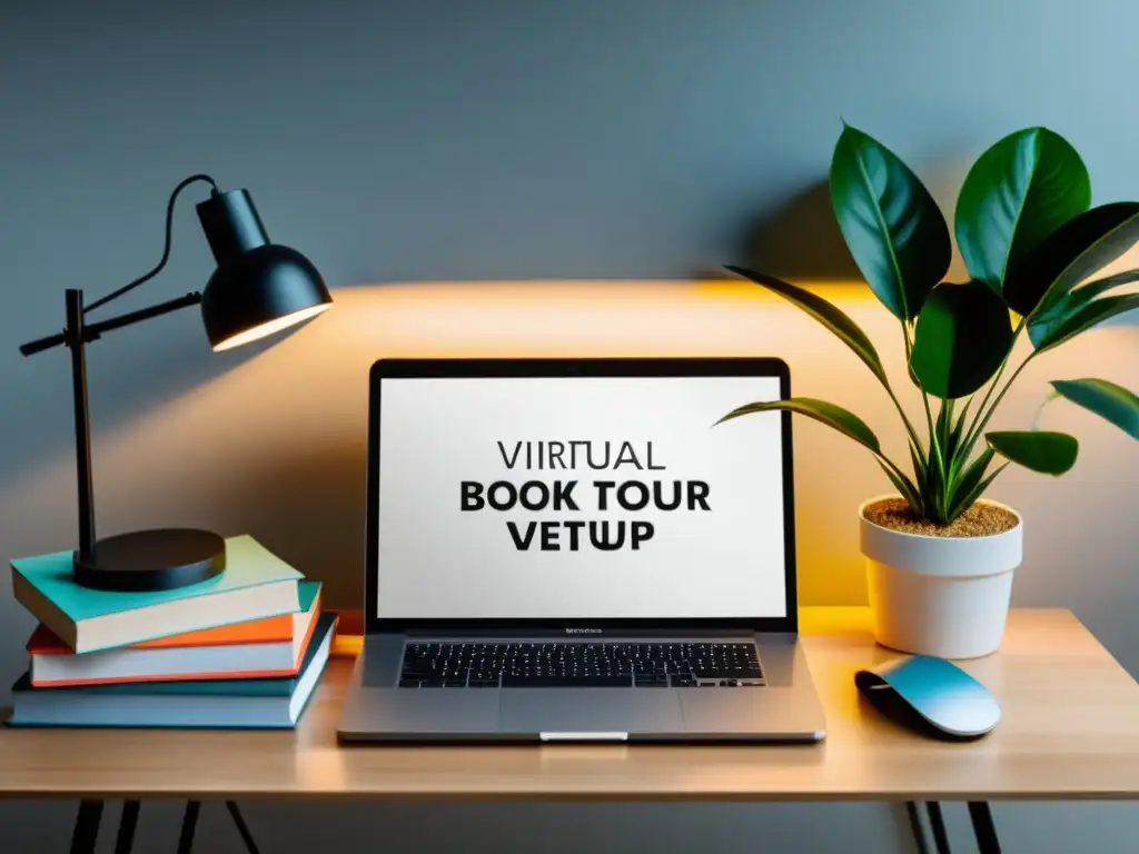 Un elegante montaje para booktours virtuales estrategia marketing pandemia, con orden y estilo en la configuración del entorno virtual