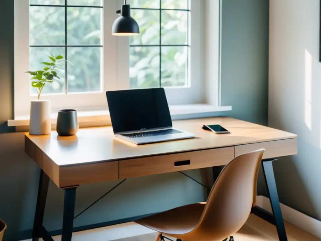 Espacio sereno y minimalista para talleres de escritura Espacio tranquilo y minimalista para talleres de escritura, ideal para talleres de escritura online vs presenciales