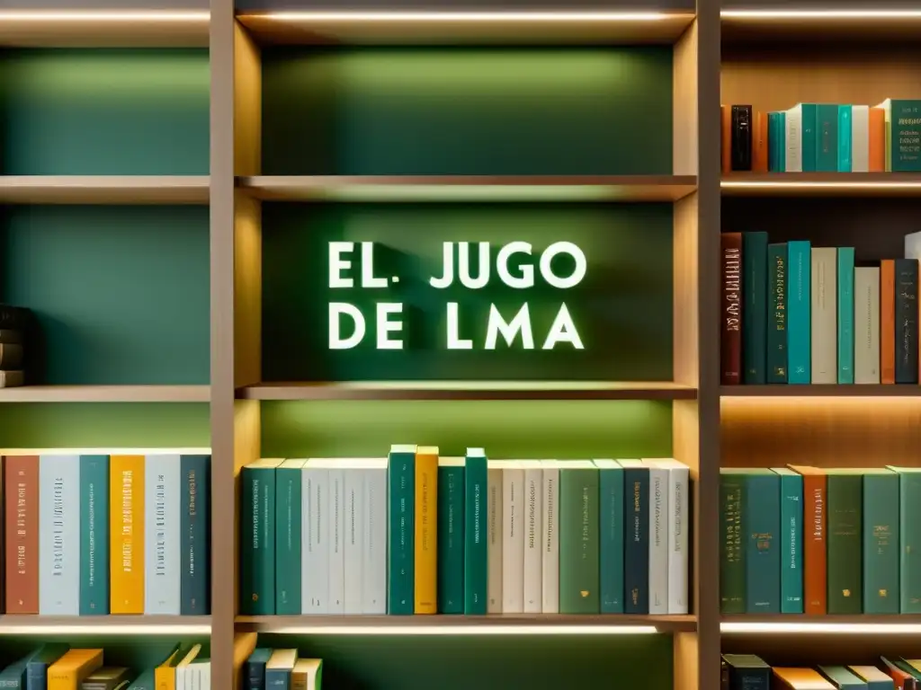 Una estantería llena de bestsellers con 'El juego del alma' de Javier Castillo destacando entre ellos