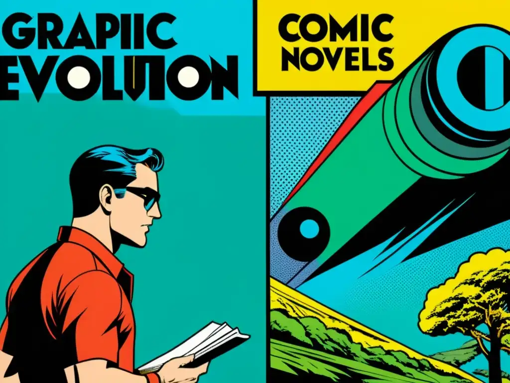 Evolución impactante del cómic: de la página impresa a la era digital Una evolución impresionante de la novela gráfica, fusionando arte clásico con efectos digitales de vanguardia en un entorno interactivo y dinámico