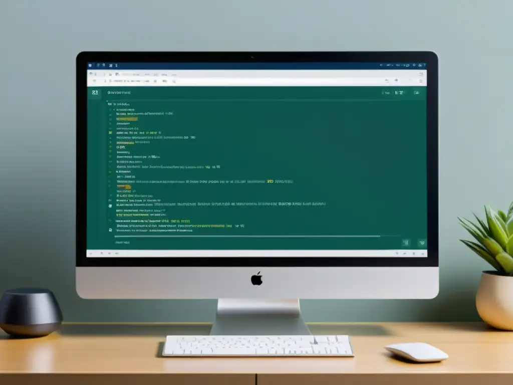 Interfaz de software de escritura no lineal, moderna y eficiente en pantalla de ordenador