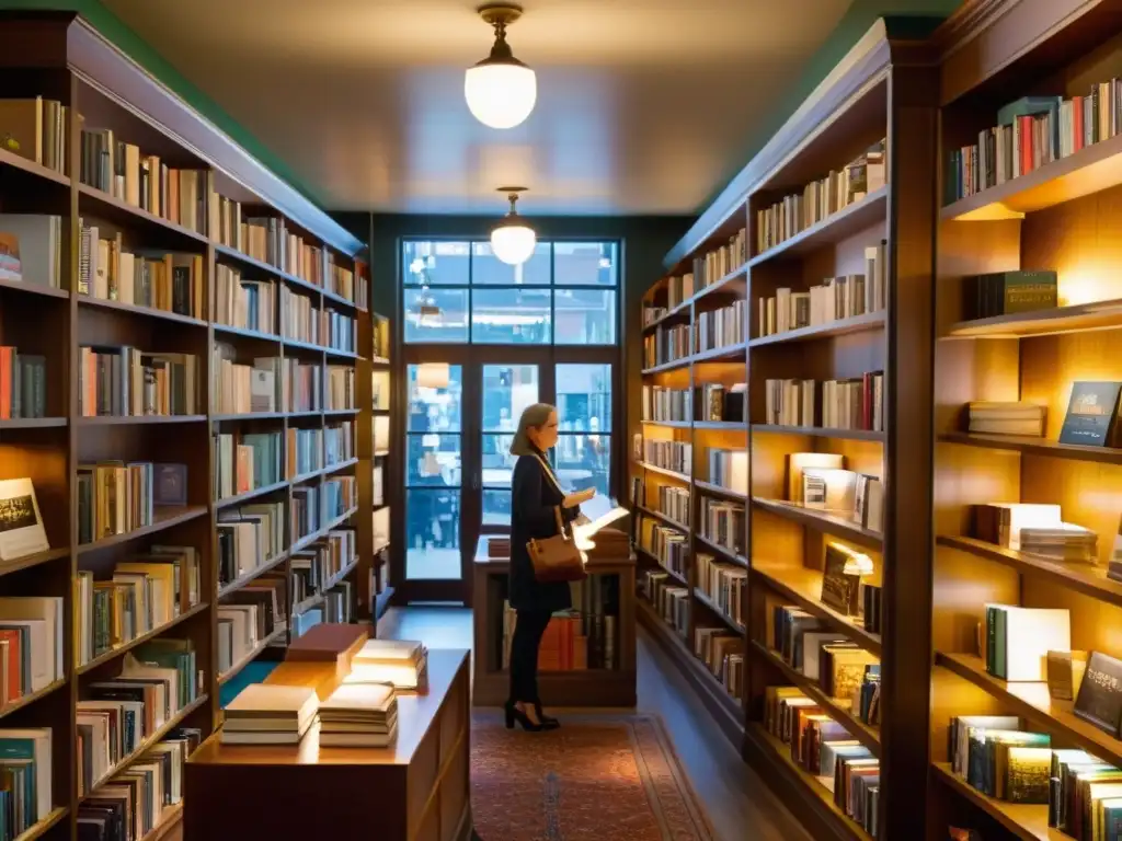 Librería independiente con ambiente acogedor y diversa selección de libros