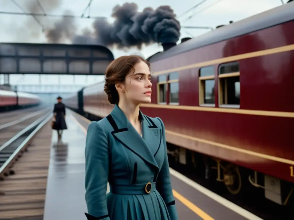 Anna Karenina, llena de emociones encontradas en la plataforma del tren