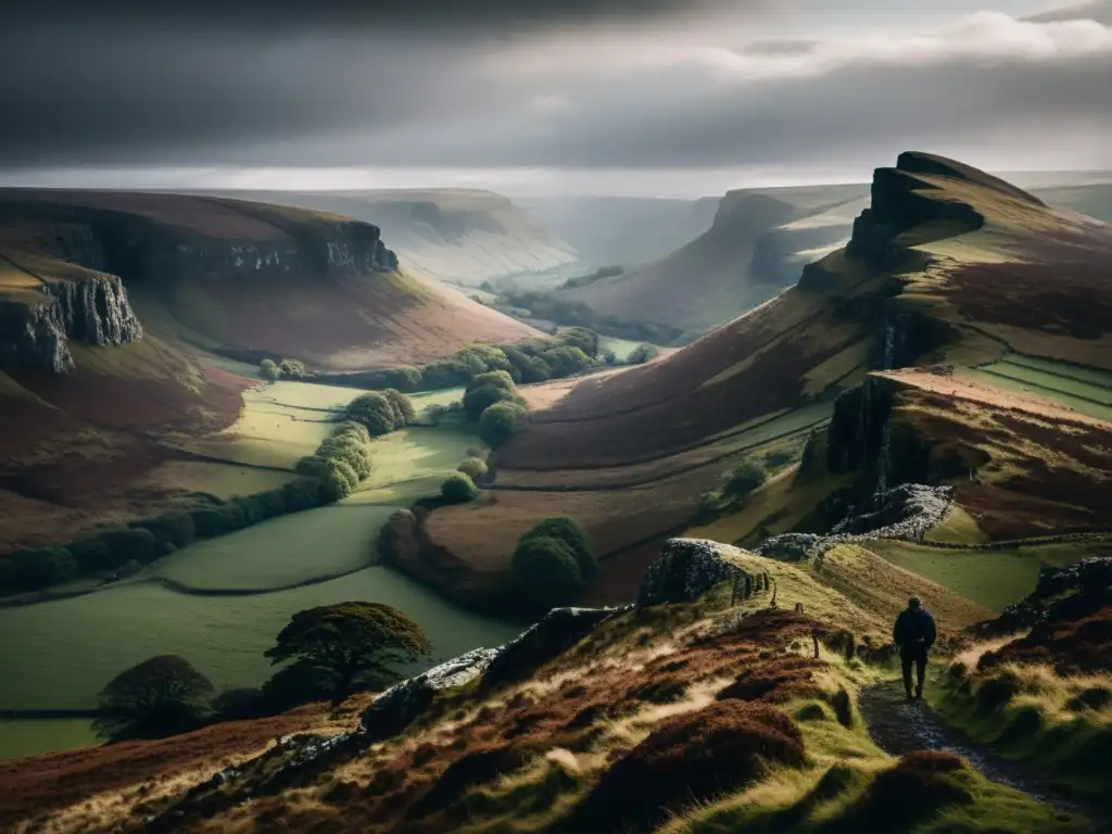 Un paisaje brumoso de las cumbres de Yorkshire evoca la soledad y misterio de 'Cumbres Borrascosas'