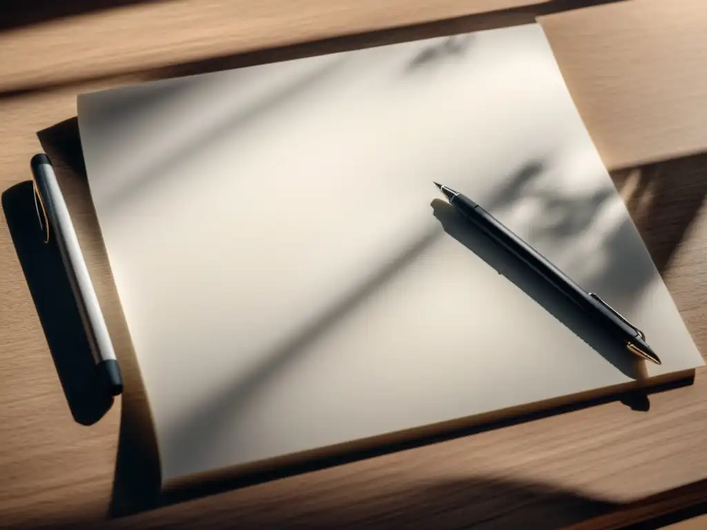 Creación de historia digital con un lienzo en blanco y un lápiz digital Plataforma de creación de historias interactivas: Un lienzo en blanco bañado en luz natural, listo para dar vida a historias con un lápiz digital