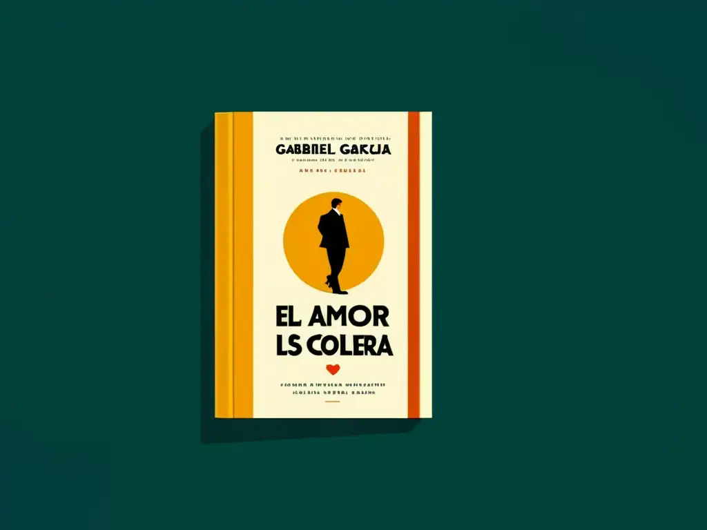 Portada elegante de 'El amor en los tiempos del cólera' de Gabriel García Márquez, destaca el uso del mito en su diseño clásico