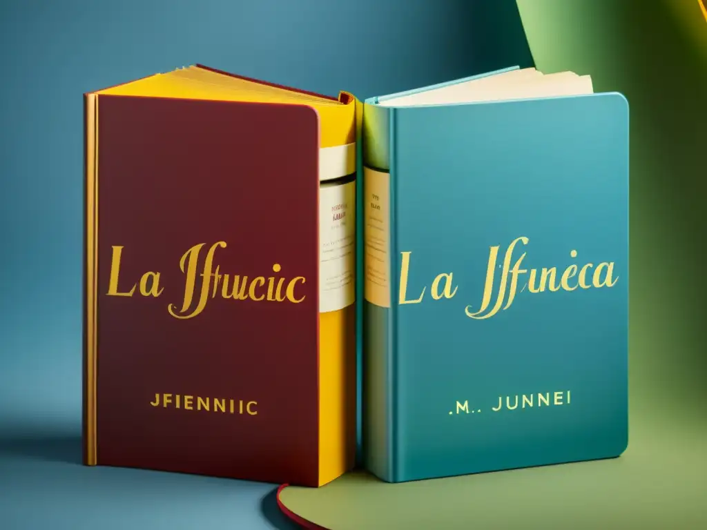 Portada del libro 'La influencia del color' en 8k: equilibrio y contraste Portada de libro dividida en dos mitades, con colores cálidos y fríos