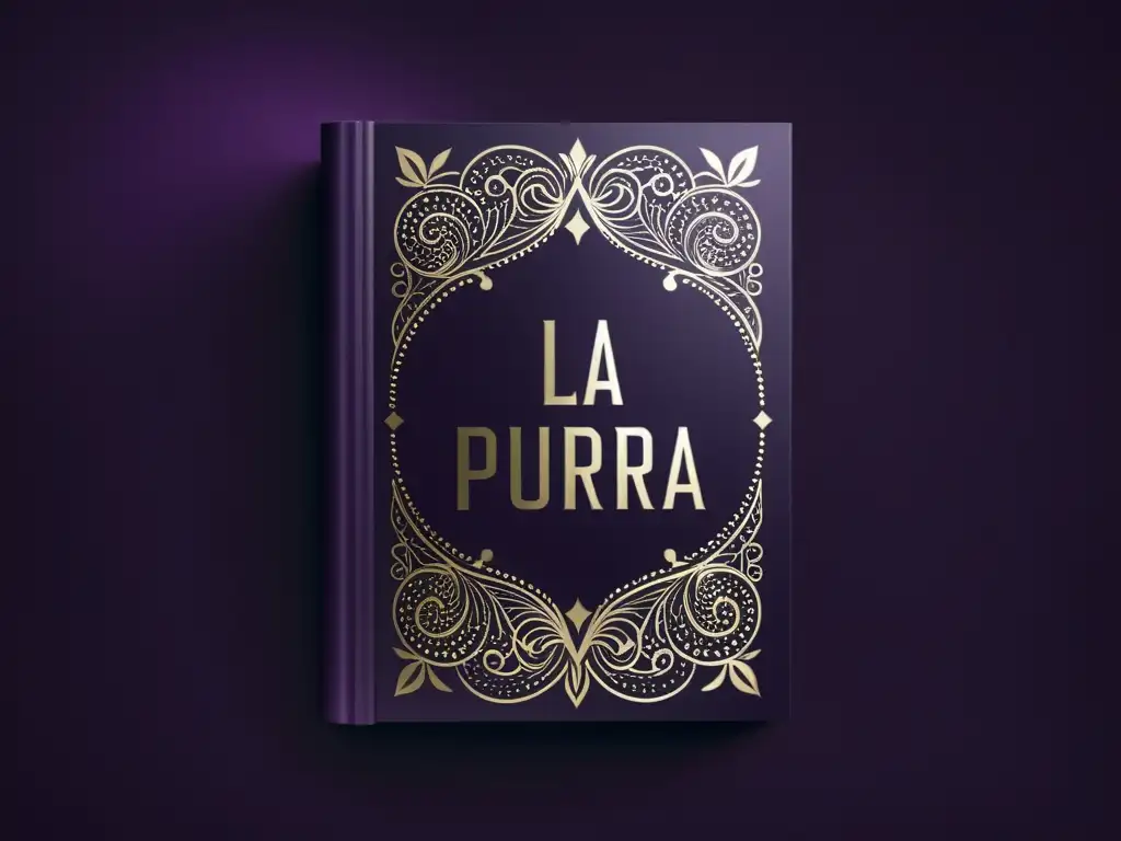 Portada minimalista del libro 'La red púrpura' de Carmen Mola