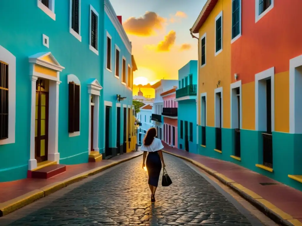 El sol se pone sobre las coloridas calles de San Juan, Festival de la Palabra Puerto Rico