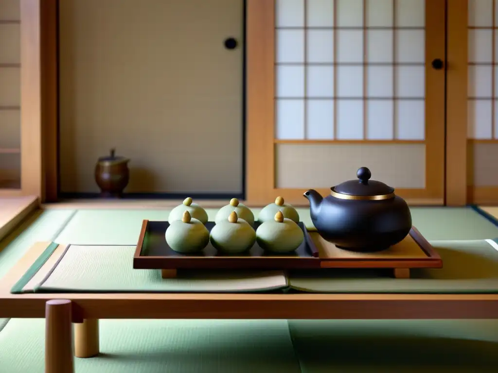 Una tranquila ceremonia del té japonés con tatamis y deliciosos wagashi en el Salón del Manga de Barcelona, inmersión en la cultura japonesa