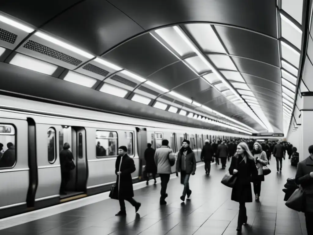 Vibrante estación de metro en Moscú